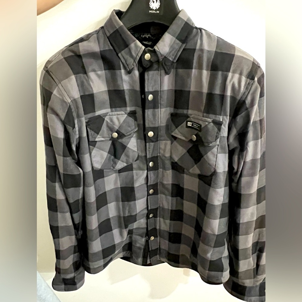 Merlin Motorcycle Jacket 100%kevlar lined shirt style